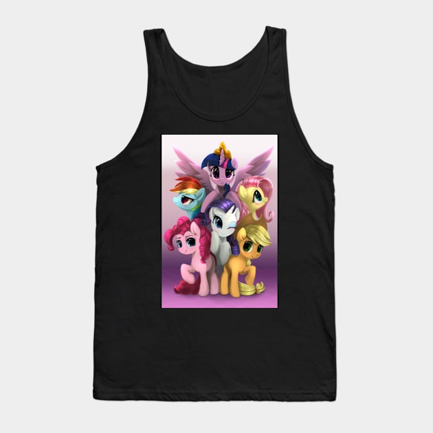 Mane Six Tank Top by Darksly